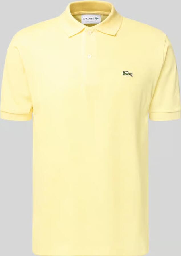 Lacoste Regular fit poloshirt met labelpatch model 'CORE PIQUE' - Foto 2