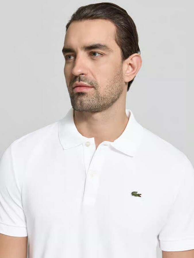 Lacoste Poloshirt Jersey met klassiek -krokodilborduursel op borsthoogte - Foto 4
