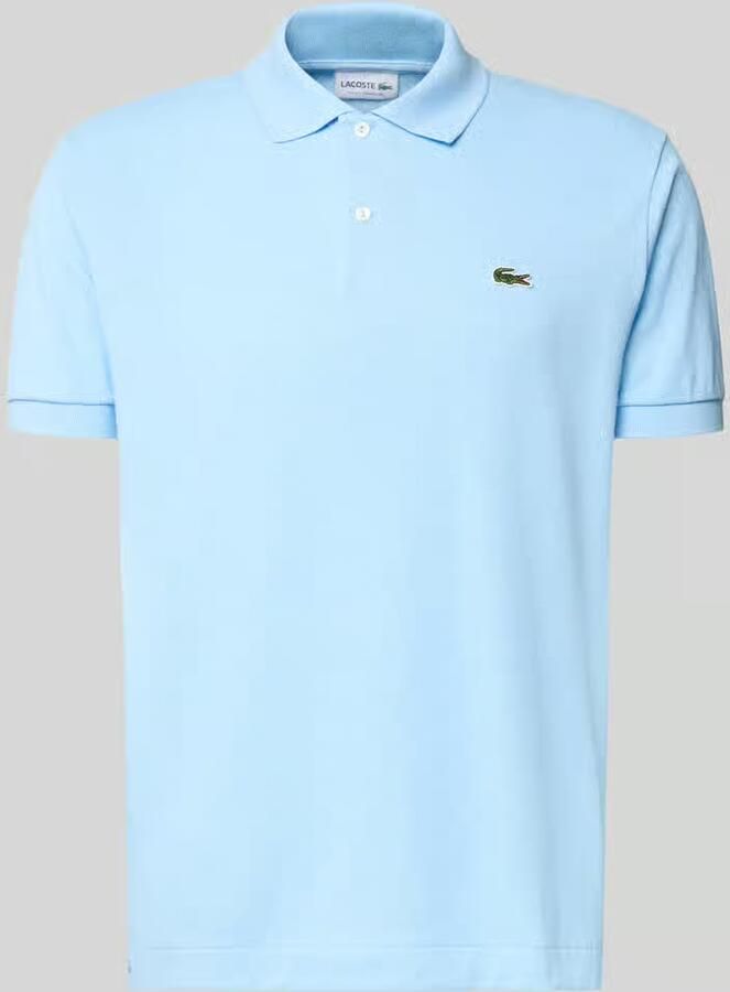 LACOSTE Heren Polo's & T-shirts Regular Fit Cotton Blend Polo Shirt Lichtblauw - Foto 18