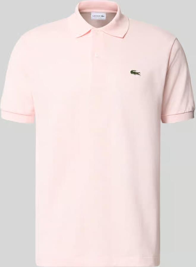 LACOSTE Heren Polo's & T-shirts Original L 12.12 Poloshirt Slim Fit Lichtroze - Foto 3