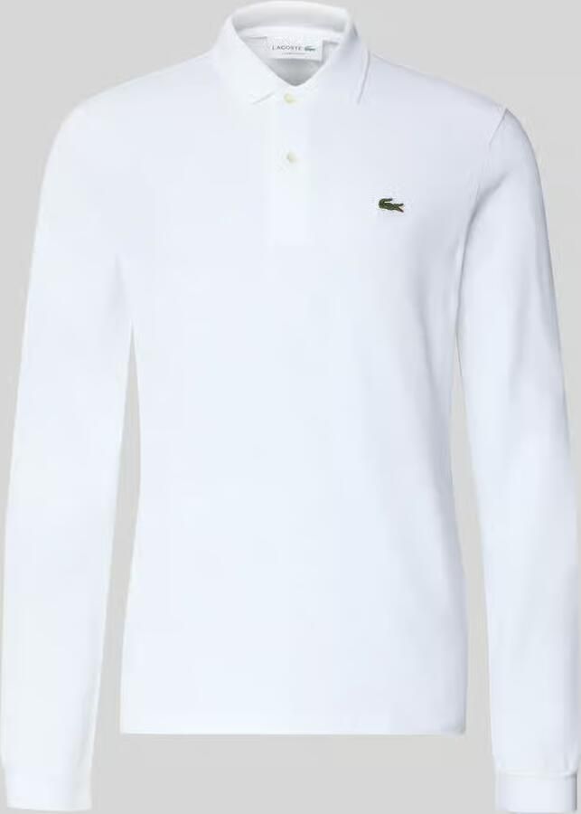 Lacoste Classic fit poloshirt met labeldetail model 'POLO LANGARM' - Foto 4