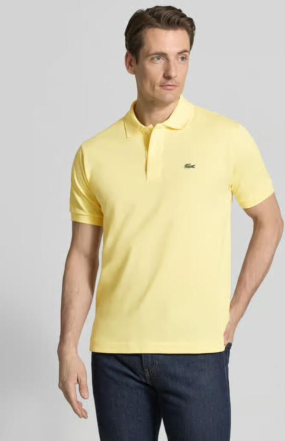 Lacoste Regular fit poloshirt met labelpatch model 'CORE PIQUE' - Foto 5
