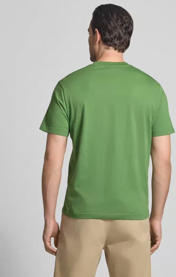 LACOSTE Heren Polo's & T-shirts Cotton T-shirt Groen - Foto 8