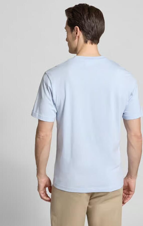 Lacoste Klassieke pasvorm Logo Geborduurd T-shirt Blue Heren - Foto 10