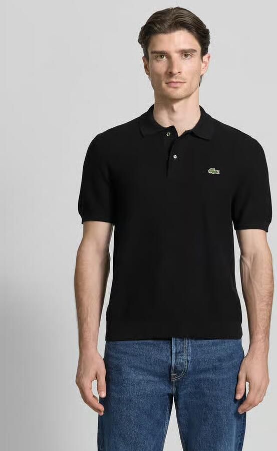 Lacoste Polo Shirt Korte Mouw Gebreid poloshirt met logo - Foto 4