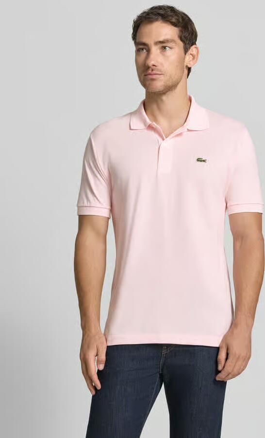 LACOSTE Heren Polo's & T-shirts Original L 12.12 Poloshirt Slim Fit Lichtroze - Foto 18
