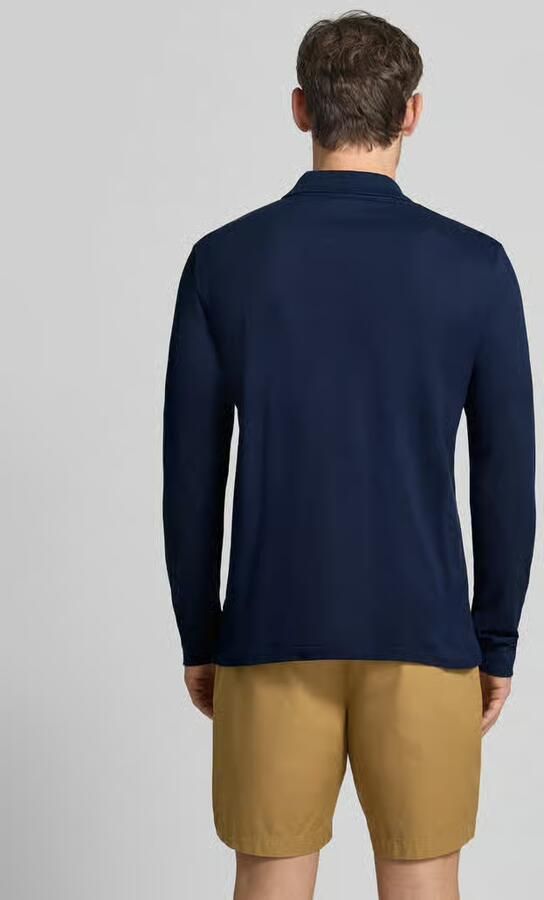 LACOSTE Heren Polo's & T-shirts 1hp2 Men Long Sleeved Best Polo Donkerblauw - Foto 19