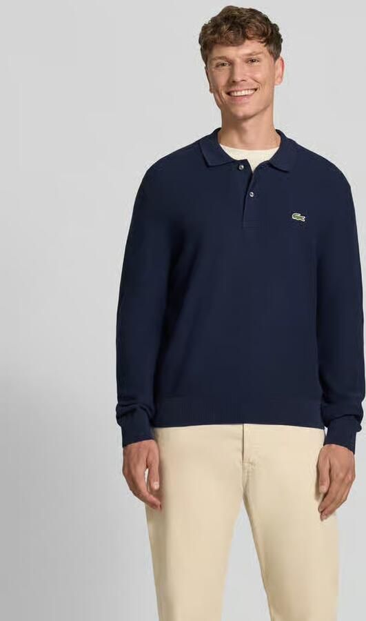 Lacoste klassiek fit poloshirt van puur katoen - Foto 3