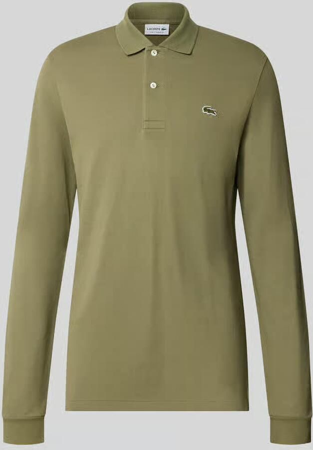 LACOSTE Heren Polo's & T-shirts 1hp2 Men Long Sleeved Best Polo Groen
