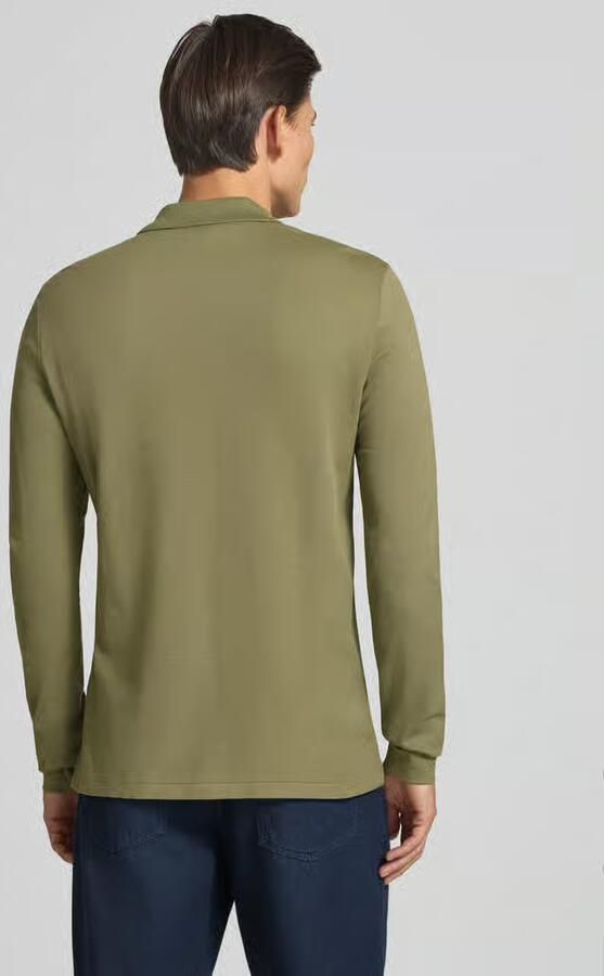 LACOSTE Heren Polo's & T-shirts 1hp2 Men Long Sleeved Best Polo Groen - Foto 2