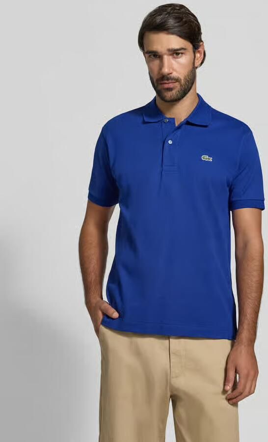 Lacoste Heren polo shirt van hoge kwaliteit katoen Blue Heren - Foto 3