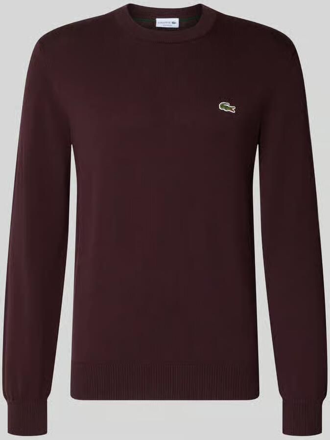 Lacoste Regular fit pullover van katoenmix
