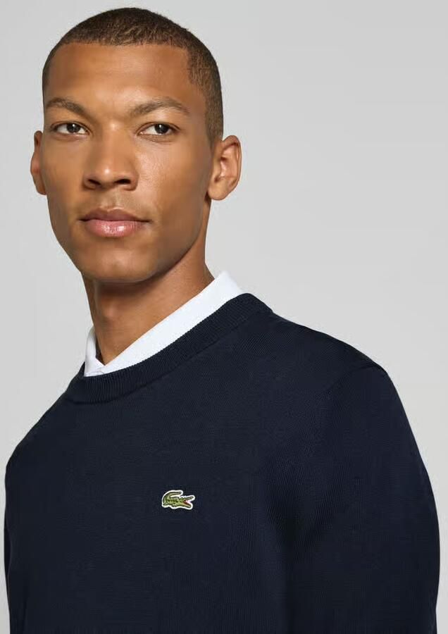 LACOSTE Heren Truien & Vesten Regular Fit Crew Neck Sweater Donkerblauw - Foto 14