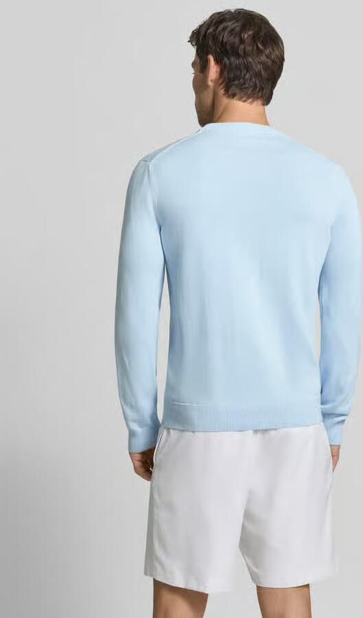 Lacoste Regular fit gebreide pullover van katoenmix - Foto 6