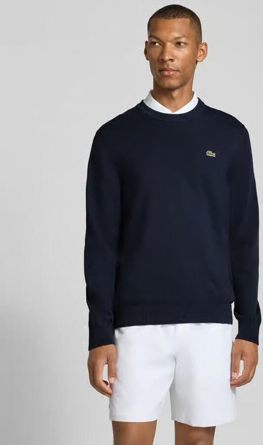 LACOSTE Heren Truien & Vesten Regular Fit Crew Neck Sweater Donkerblauw - Foto 17