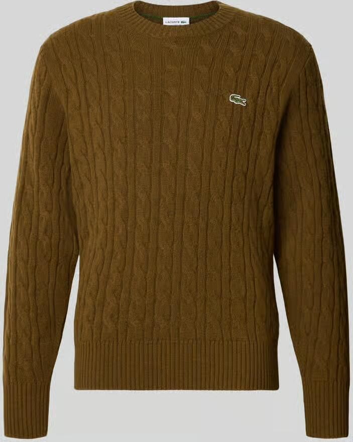 Lacoste Regular fit pullover van pure wol - Foto 1