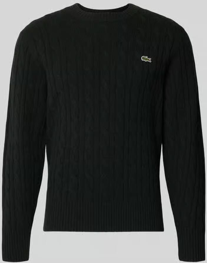 Lacoste Regular fit pullover van pure wol