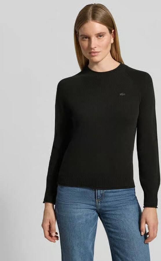 Lacoste Regular fit pullover van pure wol - Foto 3