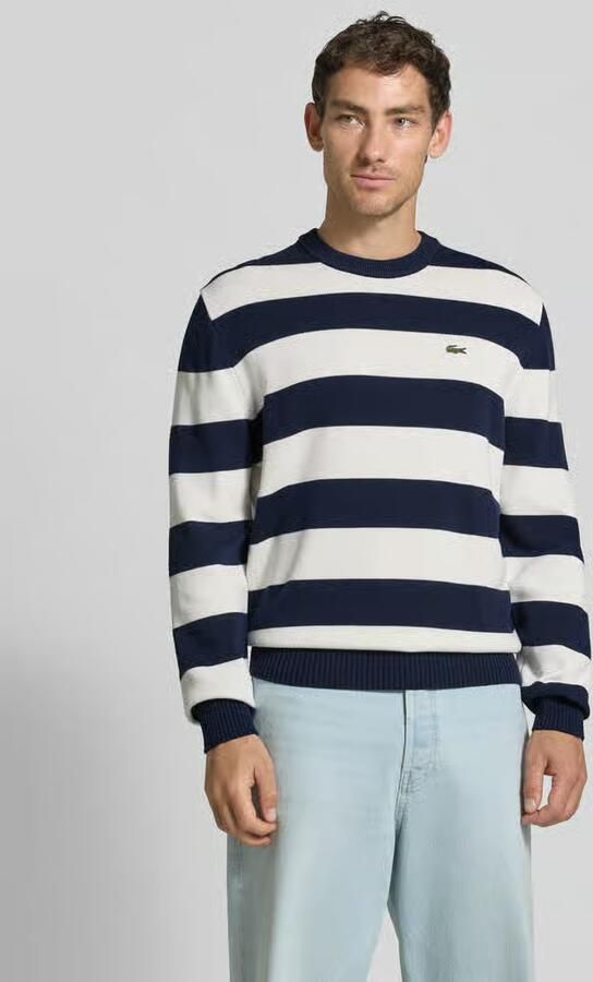 Lacoste regular fit pullover van puur katoen - Foto 3