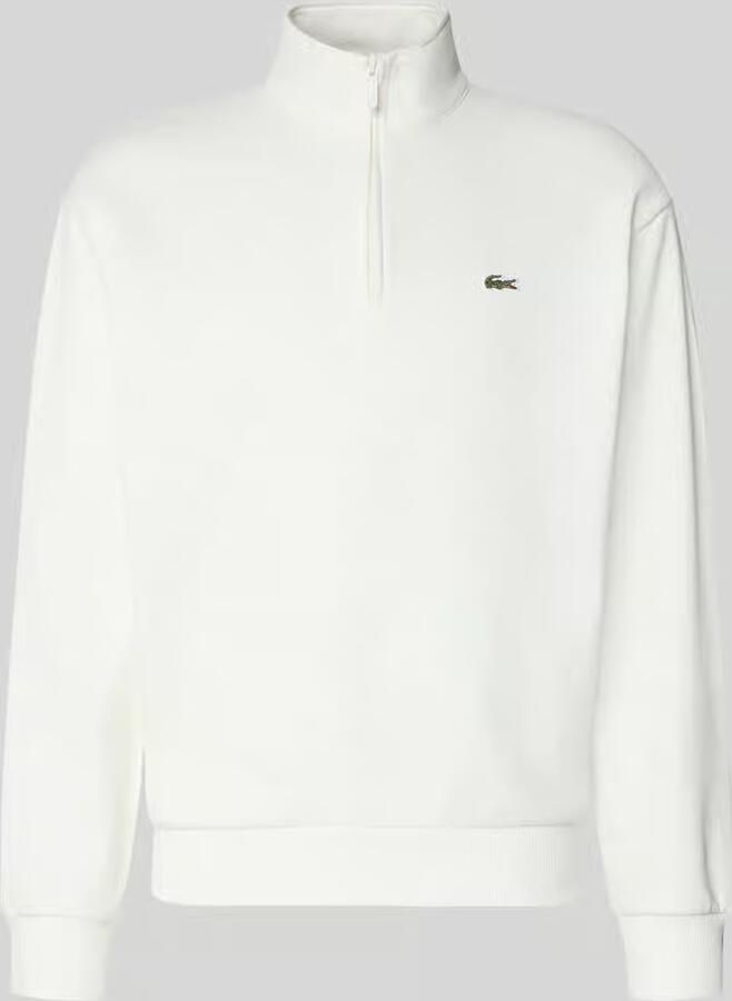 Lacoste regular fit schipperstrui van katoenmix