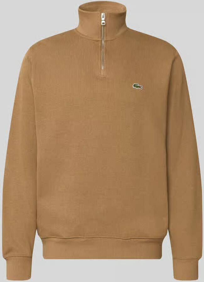 Lacoste regular fit schipperstrui van puur katoen