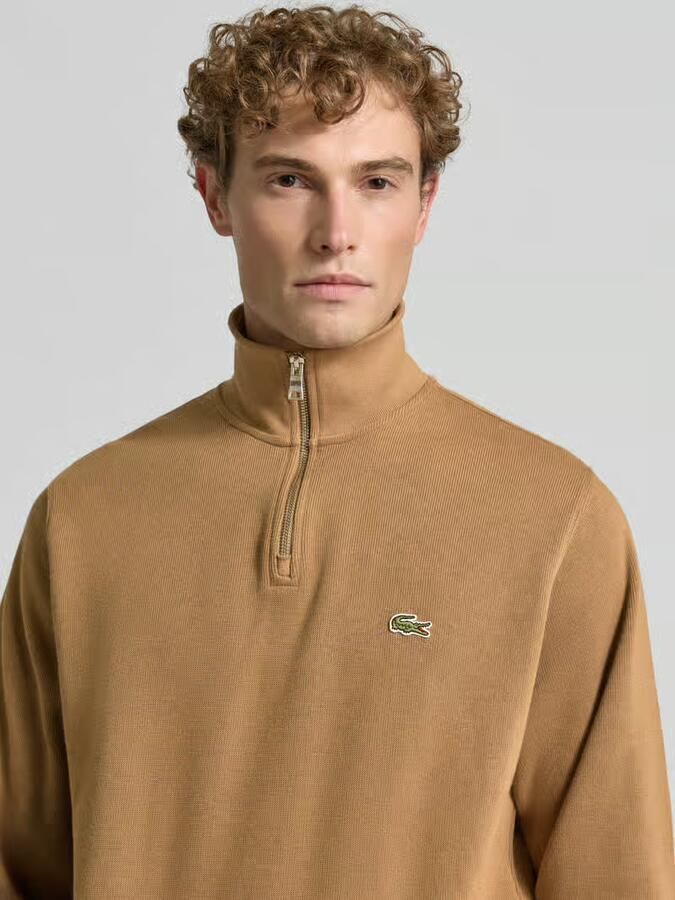 Lacoste regular fit schipperstrui van puur katoen - Foto 2