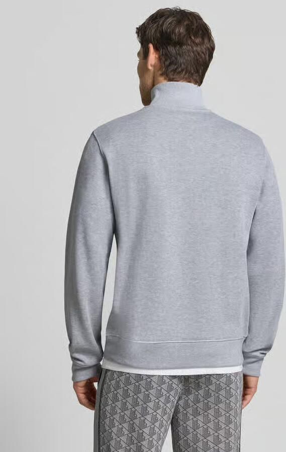 LACOSTE Heren Truien & Vesten Regular Fit High Neck Zipped Sweatshirt Grijs - Foto 15