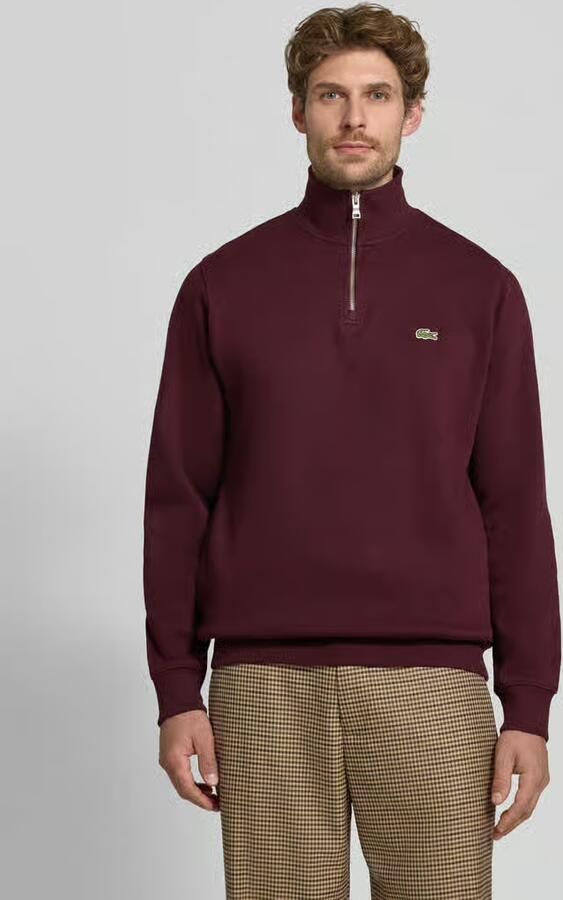 Lacoste Trui Sweatshirt met hoge hals en interlock-look - Foto 3
