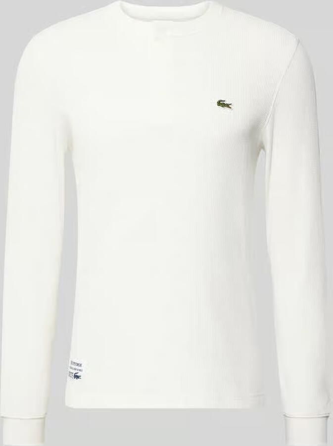 Lacoste Regular fit shirt met lange mouwen van katoenmix model 'SERAFINO'