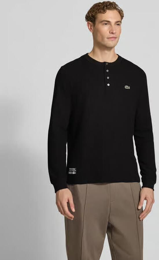 Lacoste regular fit shirt met lange mouwen van puur katoen - Foto 2