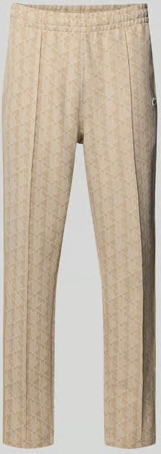 Lacoste Regular fit sweatbroek met katoen