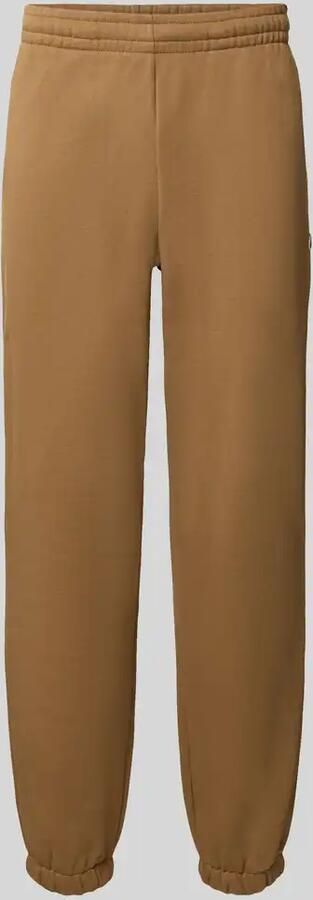 Lacoste Regular fit sweatbroek van katoenmix