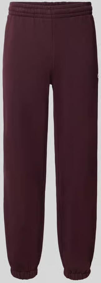 Lacoste Regular fit sweatbroek van katoenmix