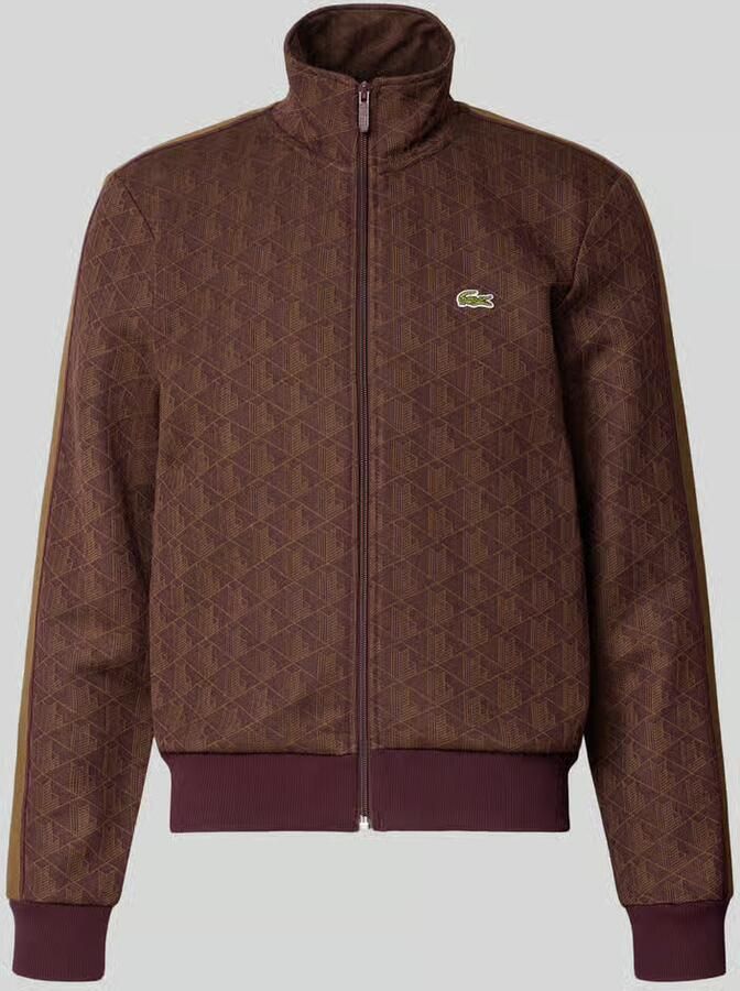 Lacoste Regular fit sweatjack met katoen-aandeel