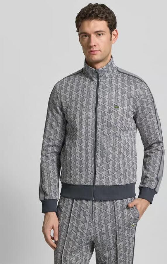 Lacoste regular fit sweatjack met ritssluiting - Foto 5