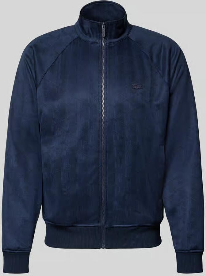 Lacoste Regular fit sweatjack met logopatch