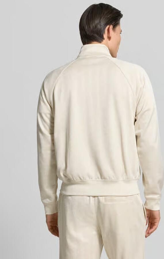 Lacoste Regular fit sweatjack met logopatch