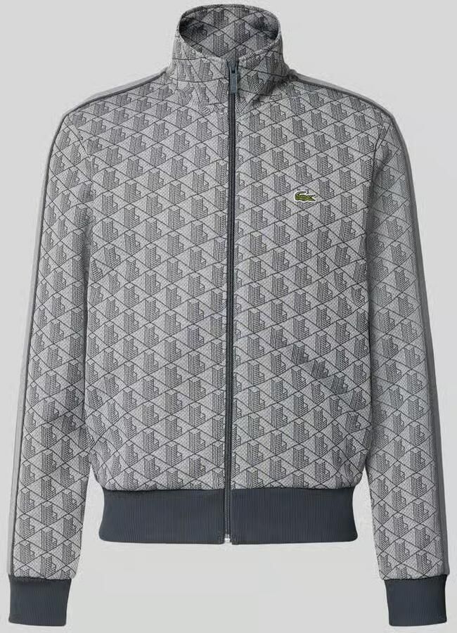 Lacoste regular fit sweatjack met ritssluiting