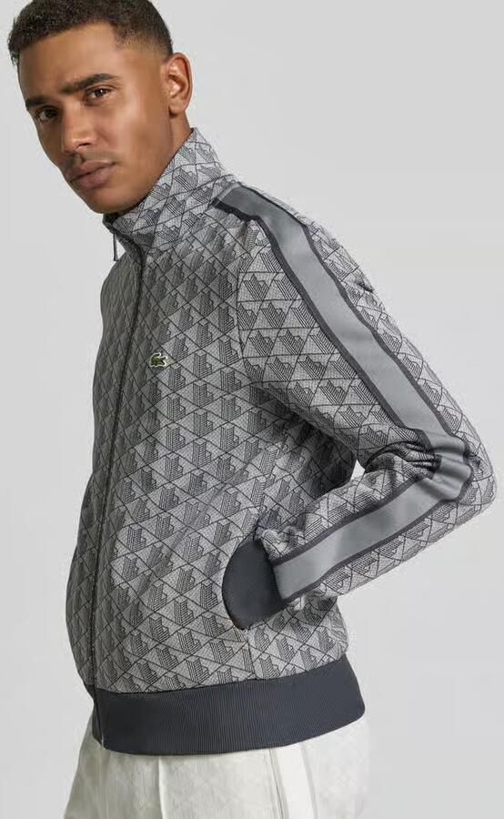 Lacoste regular fit sweatjack met ritssluiting - Foto 3