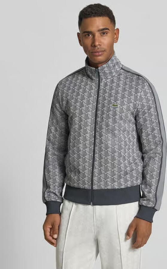 Lacoste regular fit sweatjack met ritssluiting - Foto 6