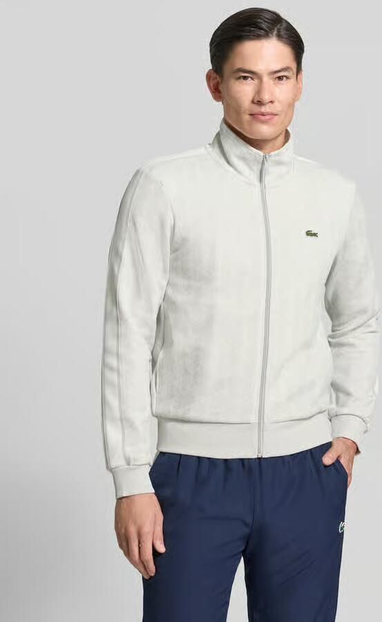 Lacoste regular fit sweatjack met ritssluiting - Foto 3