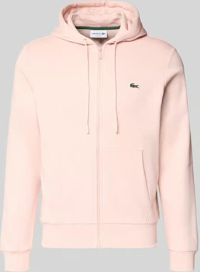 Lacoste Regular fit sweatjack van katoenmix