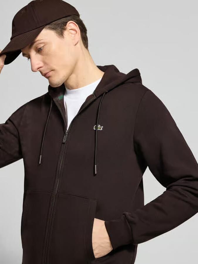 Lacoste Regular fit sweatjack van katoenmix - Foto 2