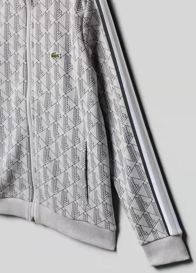 Lacoste regular fit sweatjack van katoenmix