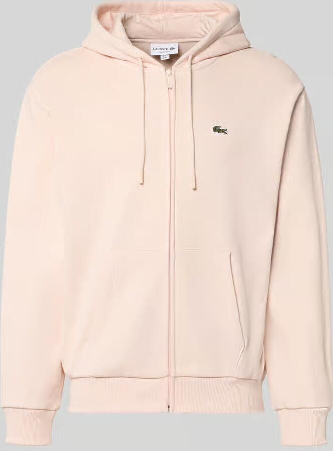 Lacoste regular fit sweatjack van katoenmix