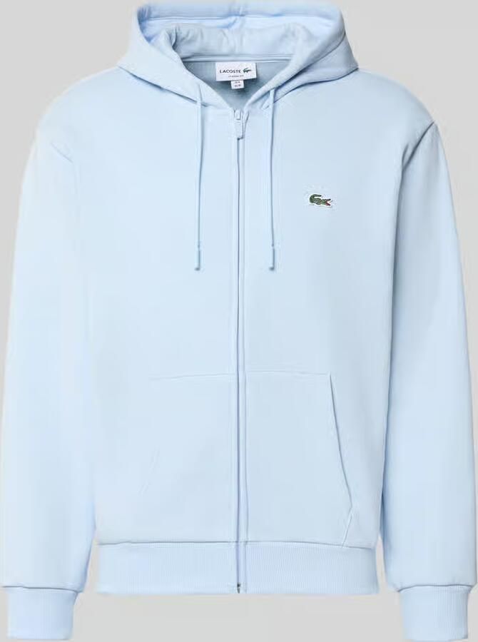 Lacoste regular fit sweatjack van katoenmix