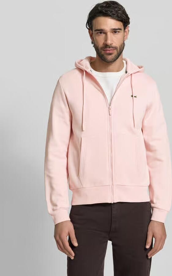 Lacoste Regular fit sweatjack van katoenmix - Foto 4