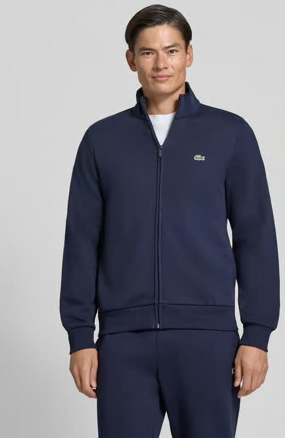 Lacoste Sweaters Sweatshirt High Neck Zip-Up Blue Marine - Foto 3