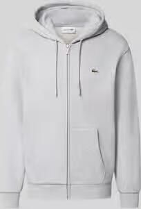 Lacoste Regular fit sweatjack van katoenmix