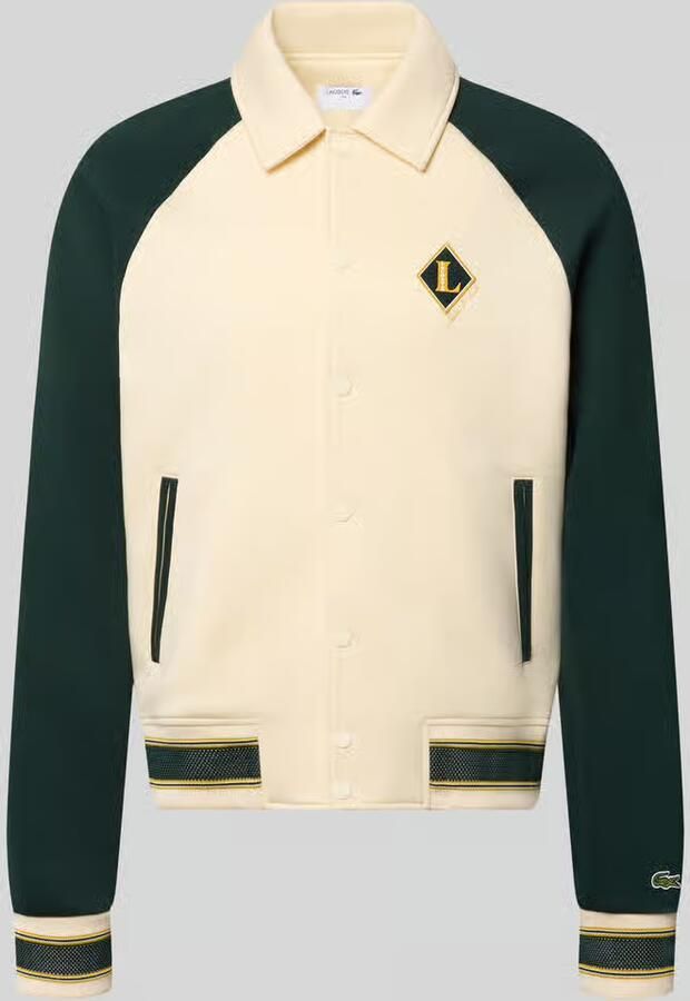 Lacoste Regular fit sweatjack van katoenmix